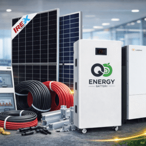 Combo Điện Mặt Trời Hệ 3.7KWP, Pin Lưu 10KWH